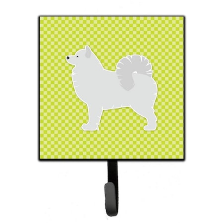 Jensendistributionservices Samoyed Checkerboard Green Leash or Key Holder MI1711113
